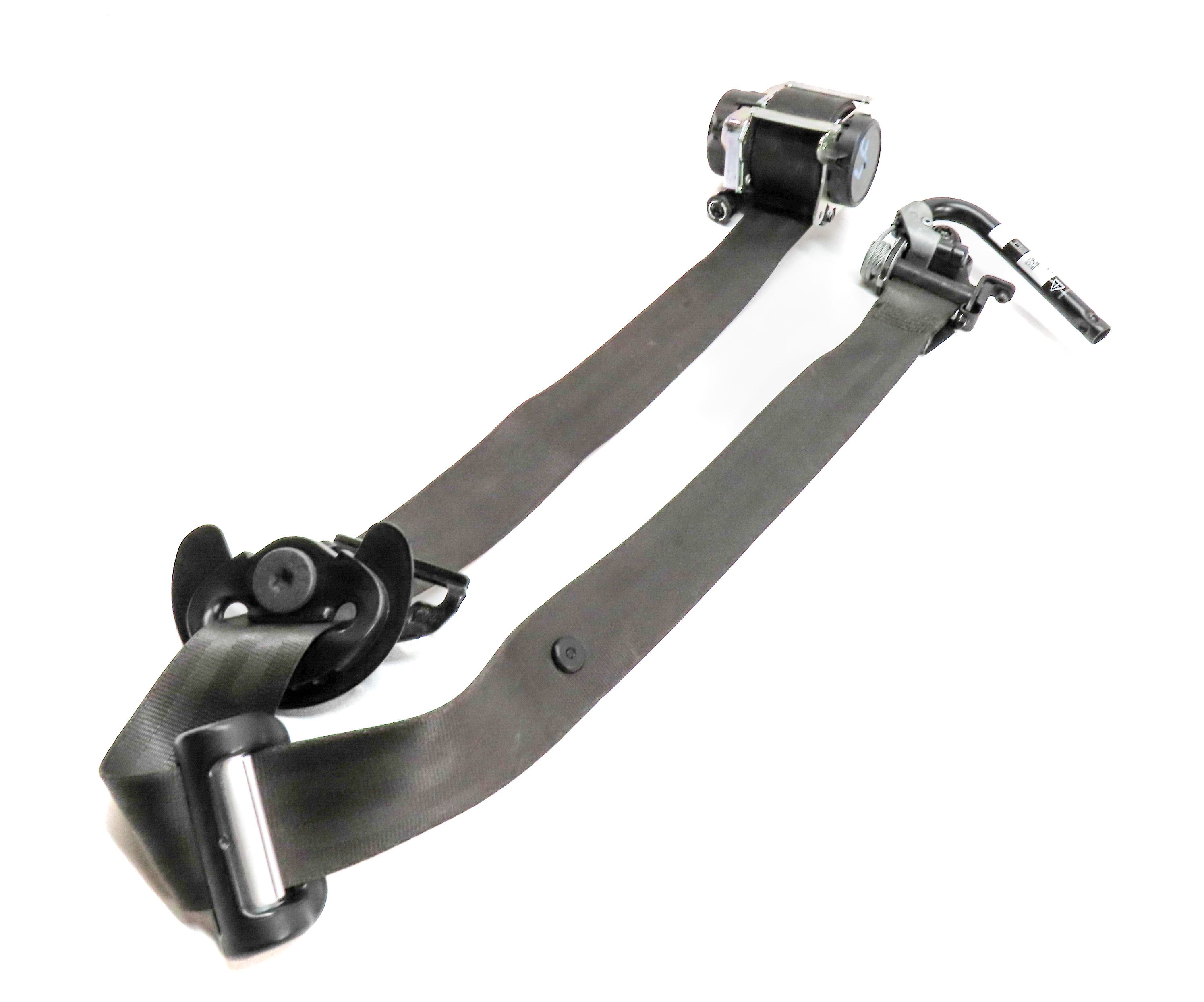 2014-2016 RANGE ROVER SPORT (L494) FRONT LEFT DRIVER SEATBELT RETRACTOR (Black) — exact item pictured